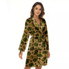 Military USA Print Pattern Women's Robe-grizzshop