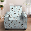 Milk Print Armchair Cover-grizzshop