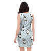 Milk Print Bodycon Dress-grizzshop