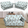 Milk Print Loveseat Cover-grizzshop