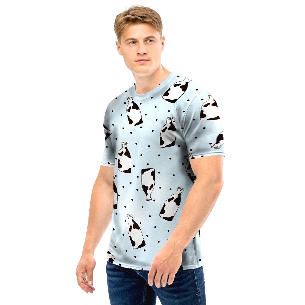 Milk Print Men T Shirt-grizzshop