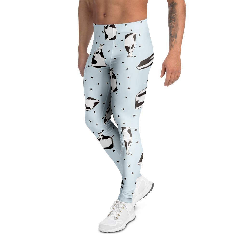 Milk Print Men's Leggings-grizzshop