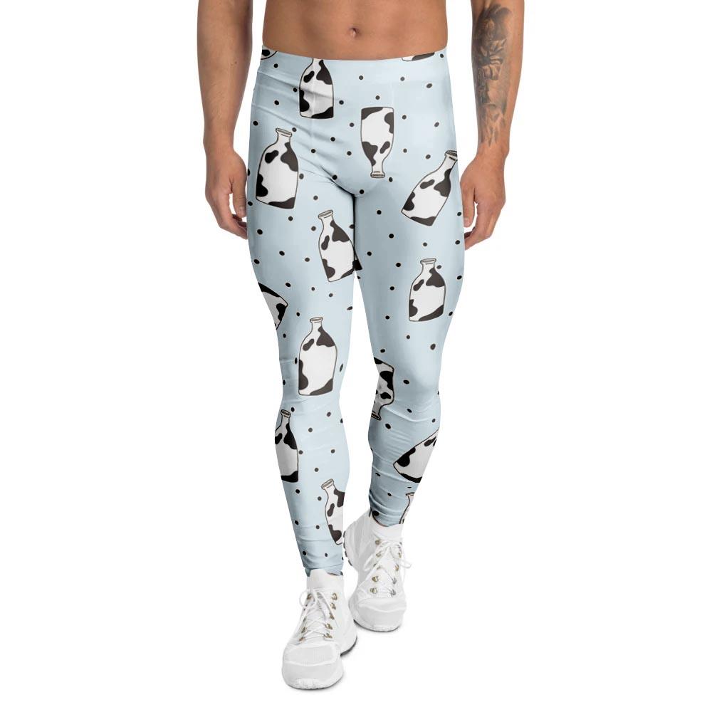 Milk Print Men's Leggings-grizzshop