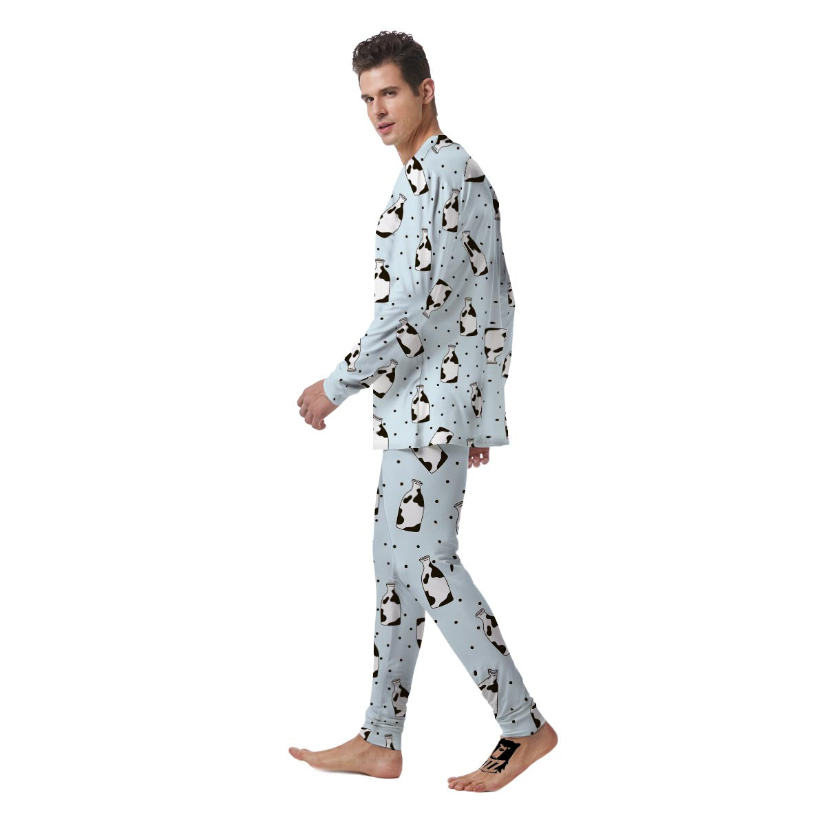 Milk Print Men's Pajamas-grizzshop