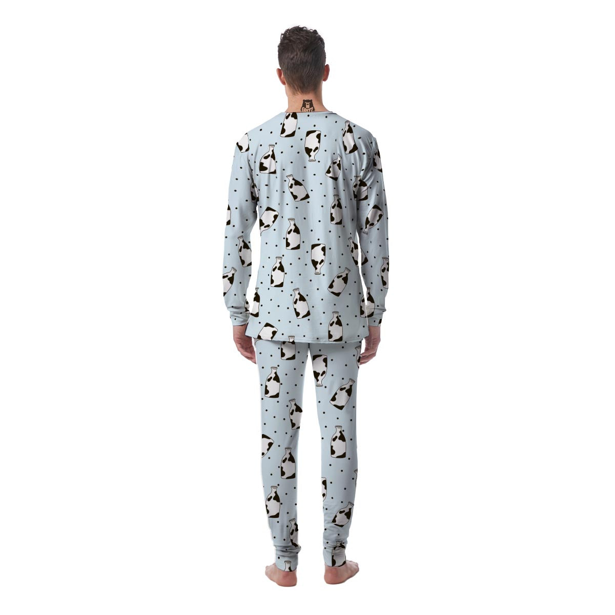 Milk Print Men's Pajamas-grizzshop