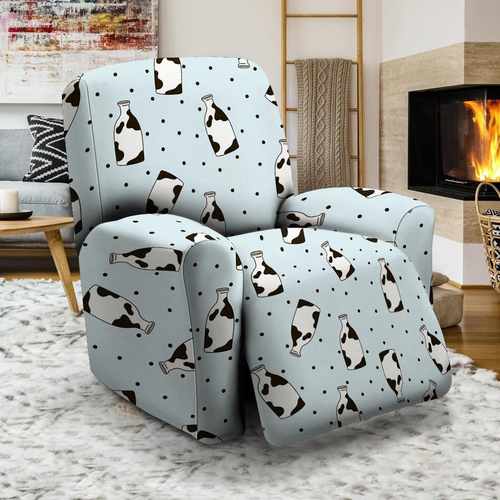 Milk Print Recliner Cover-grizzshop