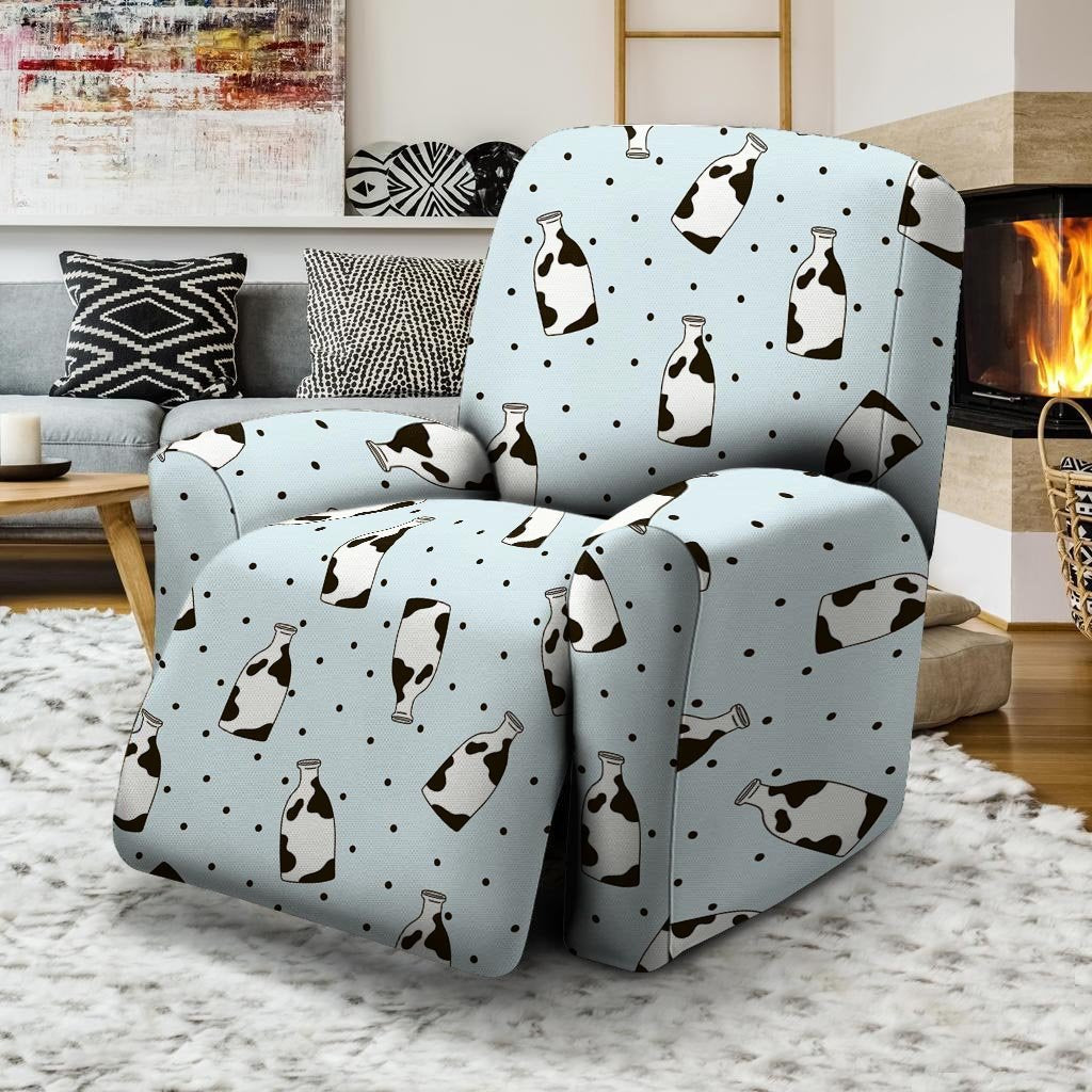 Milk Print Recliner Cover-grizzshop