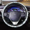 Milk Print Steering Wheel Cover-grizzshop