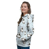 Milk Print Women's Hoodie-grizzshop