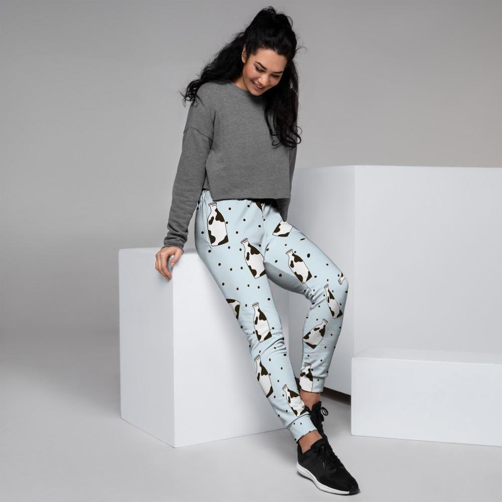 Milk Print Women's Joggers-grizzshop