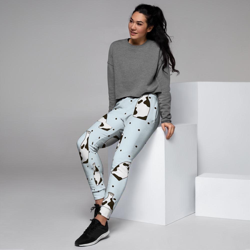 Milk Print Women's Joggers-grizzshop