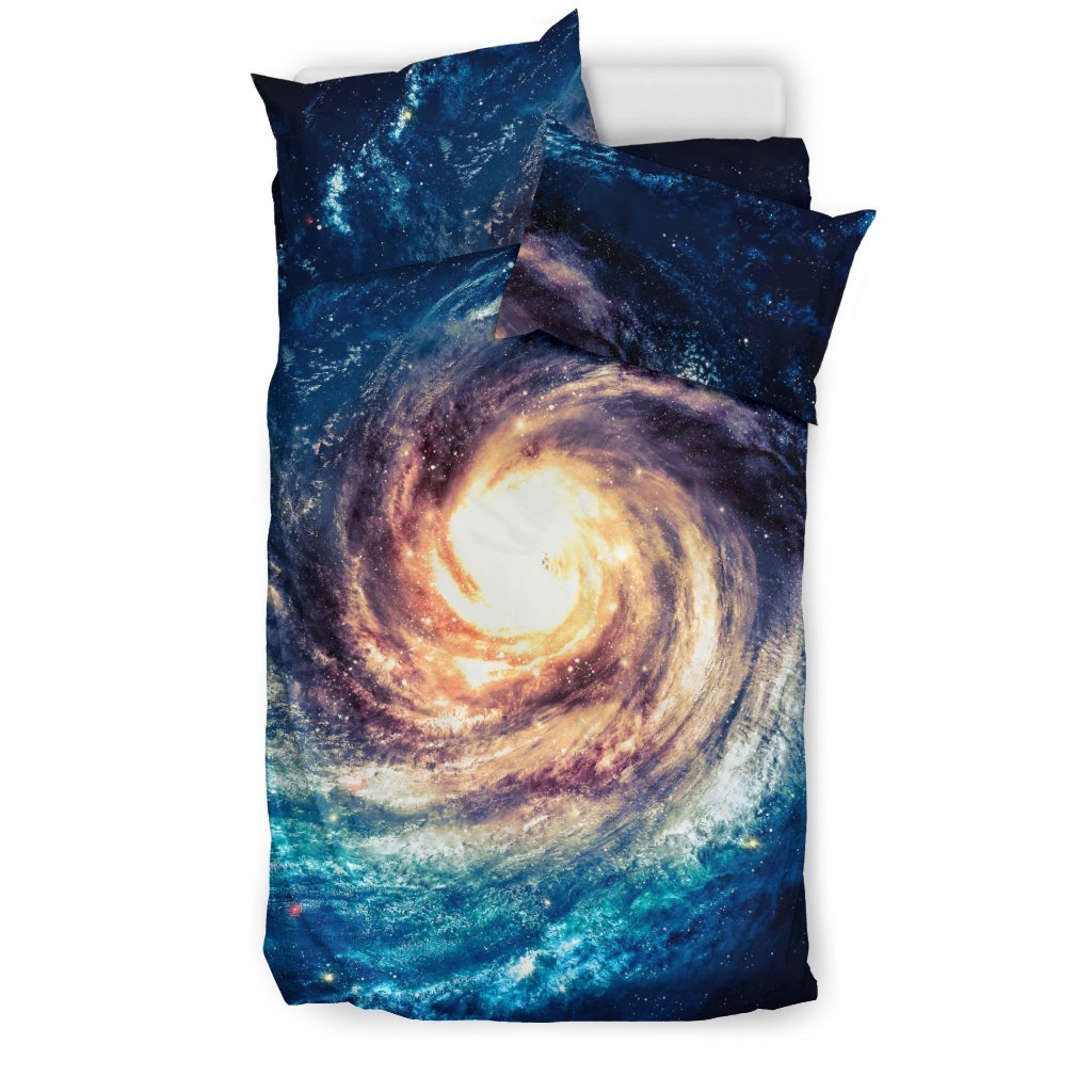 Milky Way Galaxy Space Print Duvet Cover Bedding Set-grizzshop