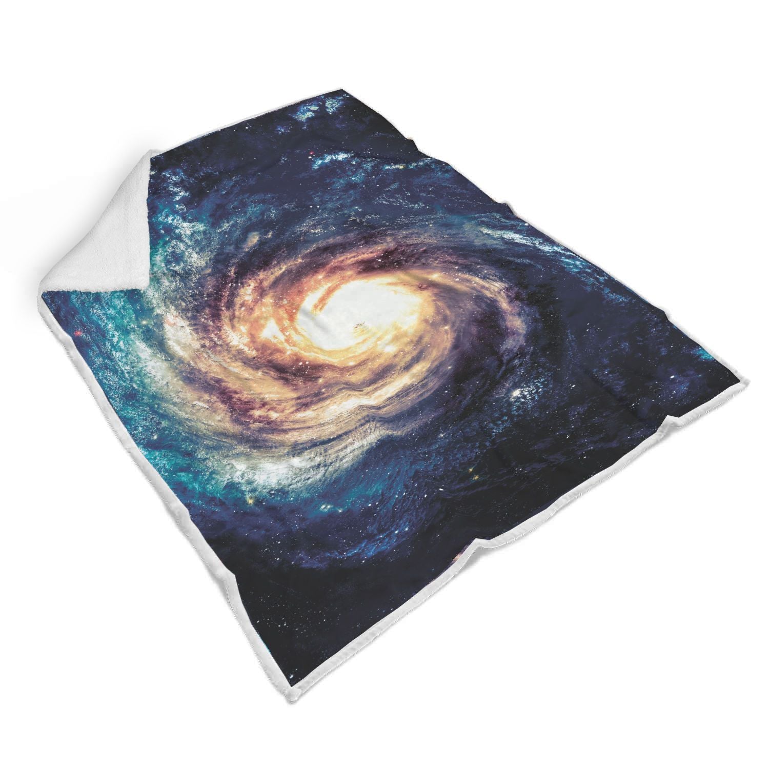 Milky Way Galaxy Space Print Throw Blanket-grizzshop