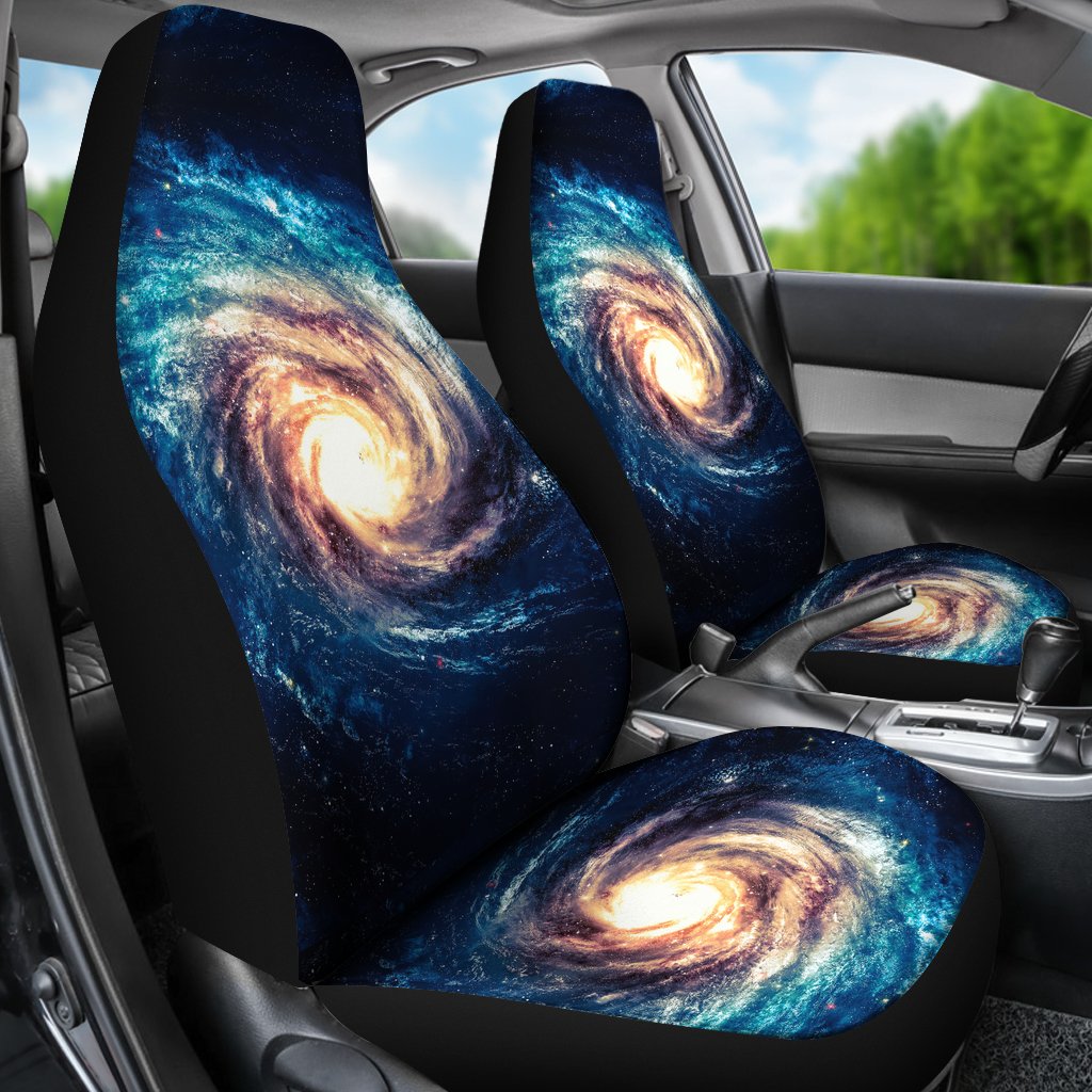 Milky Way Galaxy Space Print Universal Fit Car Seat Cover-grizzshop