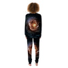 Milky Way Spiral Print Women's Pajamas-grizzshop