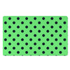 Mint And Green Polka Dot Door Mat-grizzshop