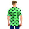 Mint And Green Polka Dot Men T Shirt-grizzshop