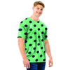 Mint And Green Polka Dot Men T Shirt-grizzshop