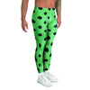 Mint And Green Polka Dot Men's Leggings-grizzshop