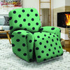 Mint And Green Polka Dot Recliner Cover-grizzshop