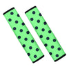 Mint And Green Polka Dot Seat Belt Cover-grizzshop