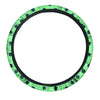 Mint And Green Polka Dot Steering Wheel Cover-grizzshop