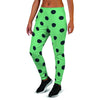 Mint And Green Polka Dot Women's Joggers-grizzshop