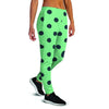 Mint And Green Polka Dot Women's Joggers-grizzshop