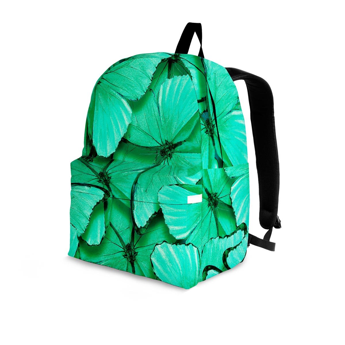 Mint Green Butterfly Print Backpack-grizzshop