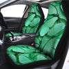 Mint Green Butterfly Print Car Seat Covers-grizzshop