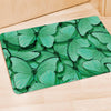 Mint Green Butterfly Print Door Mat-grizzshop