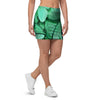 Mint Green Butterfly Print Mini Skirt-grizzshop