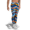 Mix Bandanna Kerchief Print Pattern Men's Leggings-grizzshop