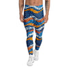 Mix Bandanna Kerchief Print Pattern Men's Leggings-grizzshop