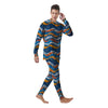 Mix Bandanna Kerchief Print Pattern Men's Pajamas-grizzshop