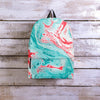 Mixed Red and Turquoise Marble Backpack-grizzshop