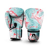 Mixed Red and Turquoise Marble Boxing Gloves-grizzshop