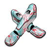 Mixed Red and Turquoise Marble Muay Thai Shin Guard-grizzshop