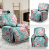 Mixed Red and Turquoise Marble Recliner Cover-grizzshop