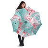 Mixed Red and Turquoise Marble Umbrella-grizzshop