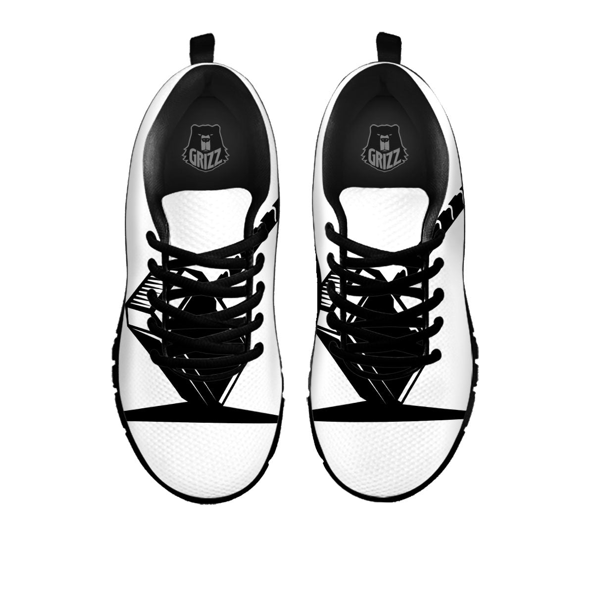 Mjolnir Hammer Of Thor Print Black Sneaker-grizzshop