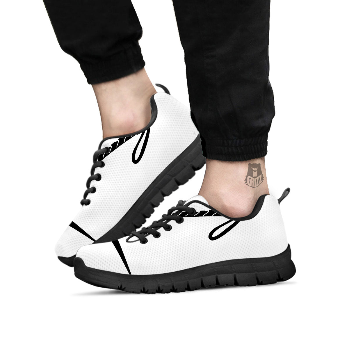 Mjolnir Hammer Of Thor Print Black Sneaker-grizzshop