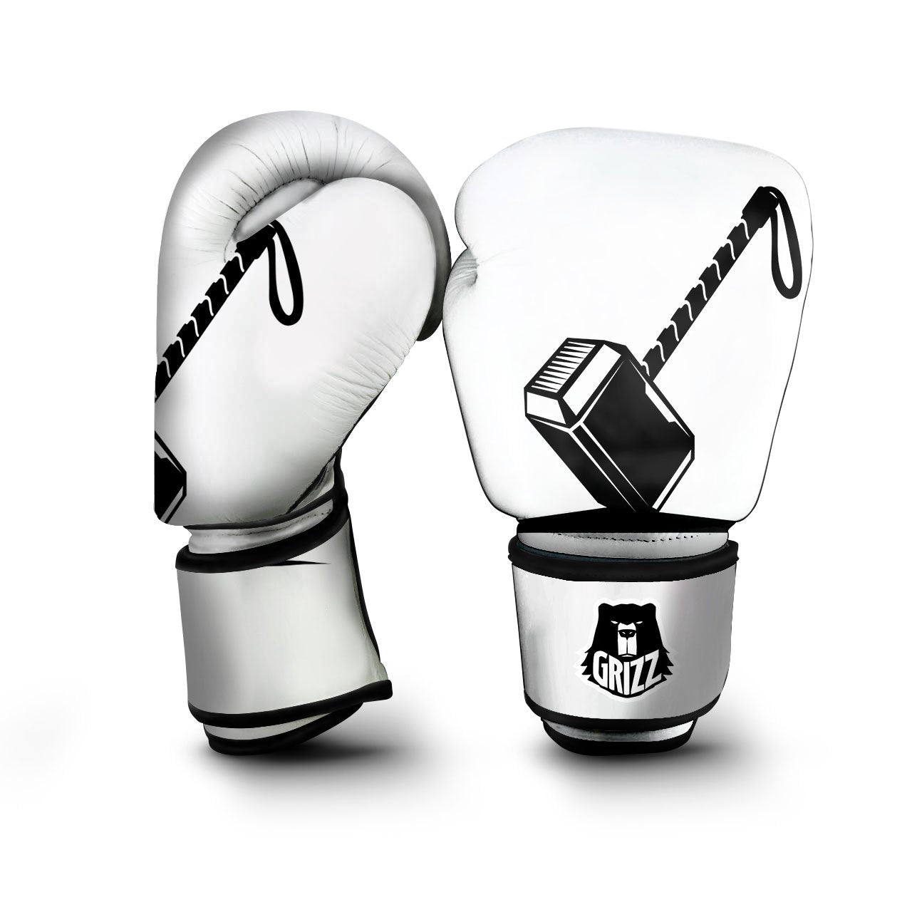 Mjolnir Hammer Of Thor Print Boxing Gloves-grizzshop