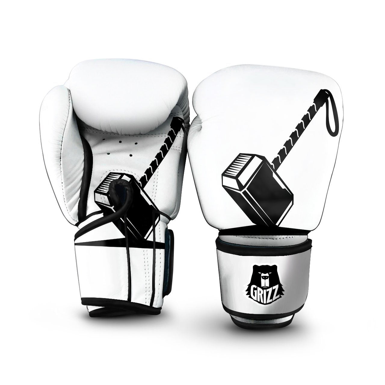 Mjolnir Hammer Of Thor Print Boxing Gloves-grizzshop