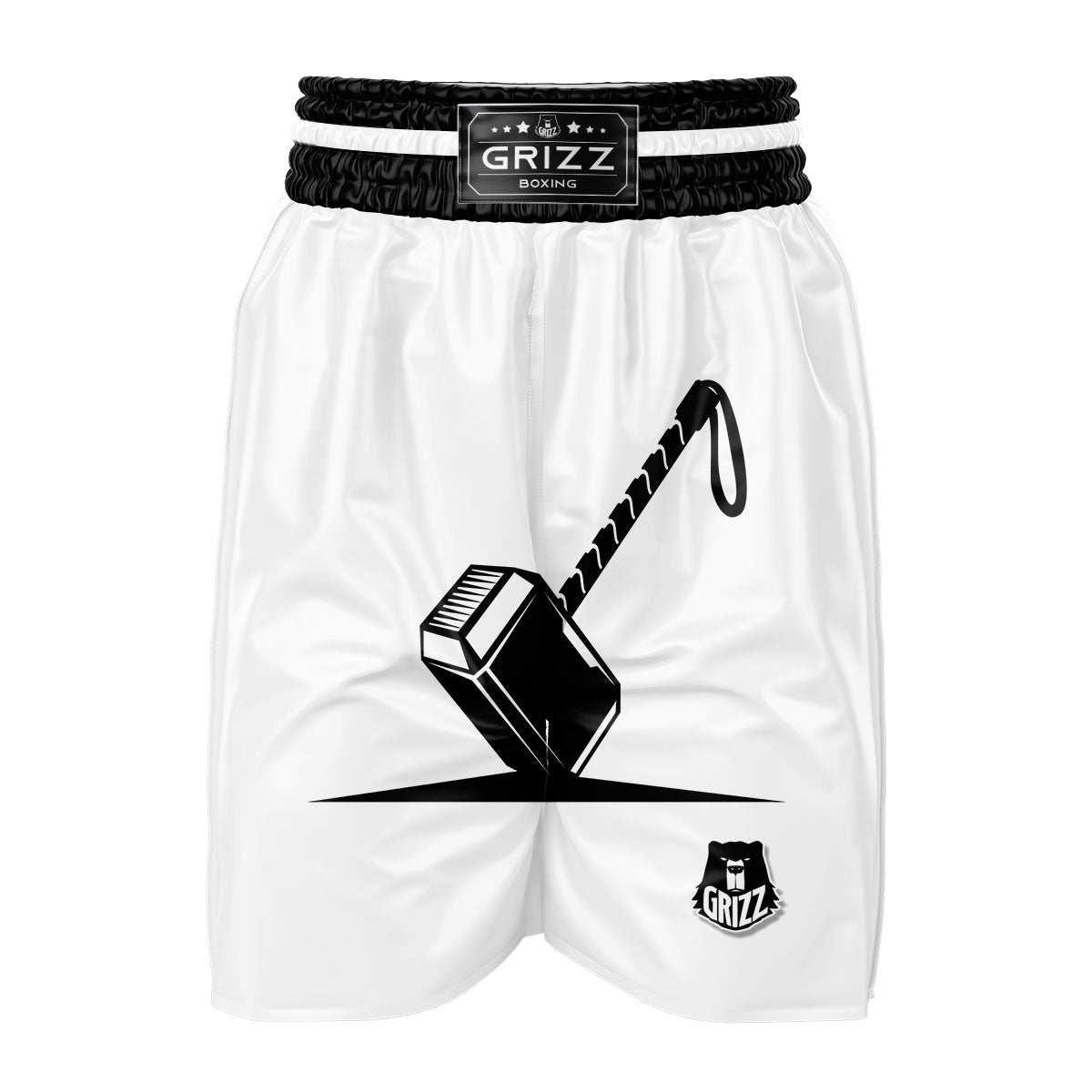 Mjolnir Hammer Of Thor Print Boxing Shorts-grizzshop