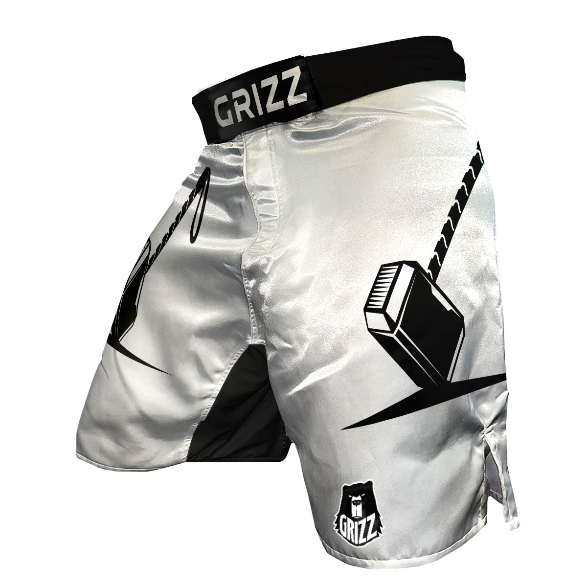 Mjolnir Hammer Of Thor Print MMA Shorts-grizzshop