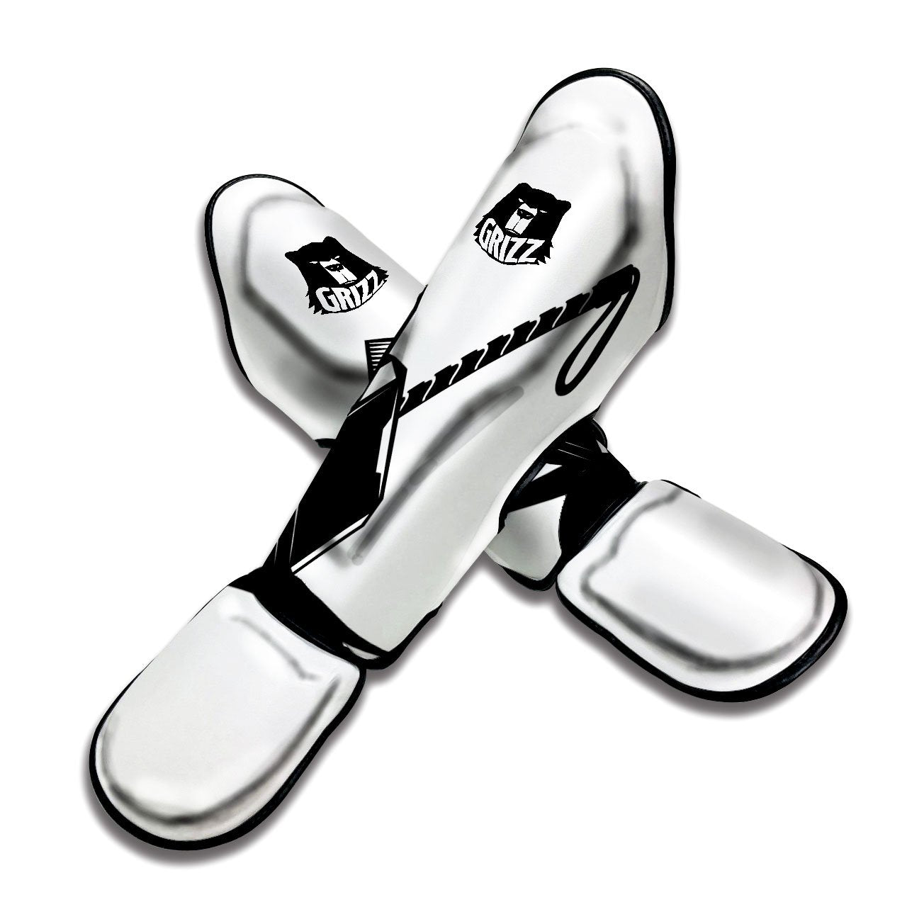 Mjolnir Hammer Of Thor Print Muay Thai Shin Guards-grizzshop