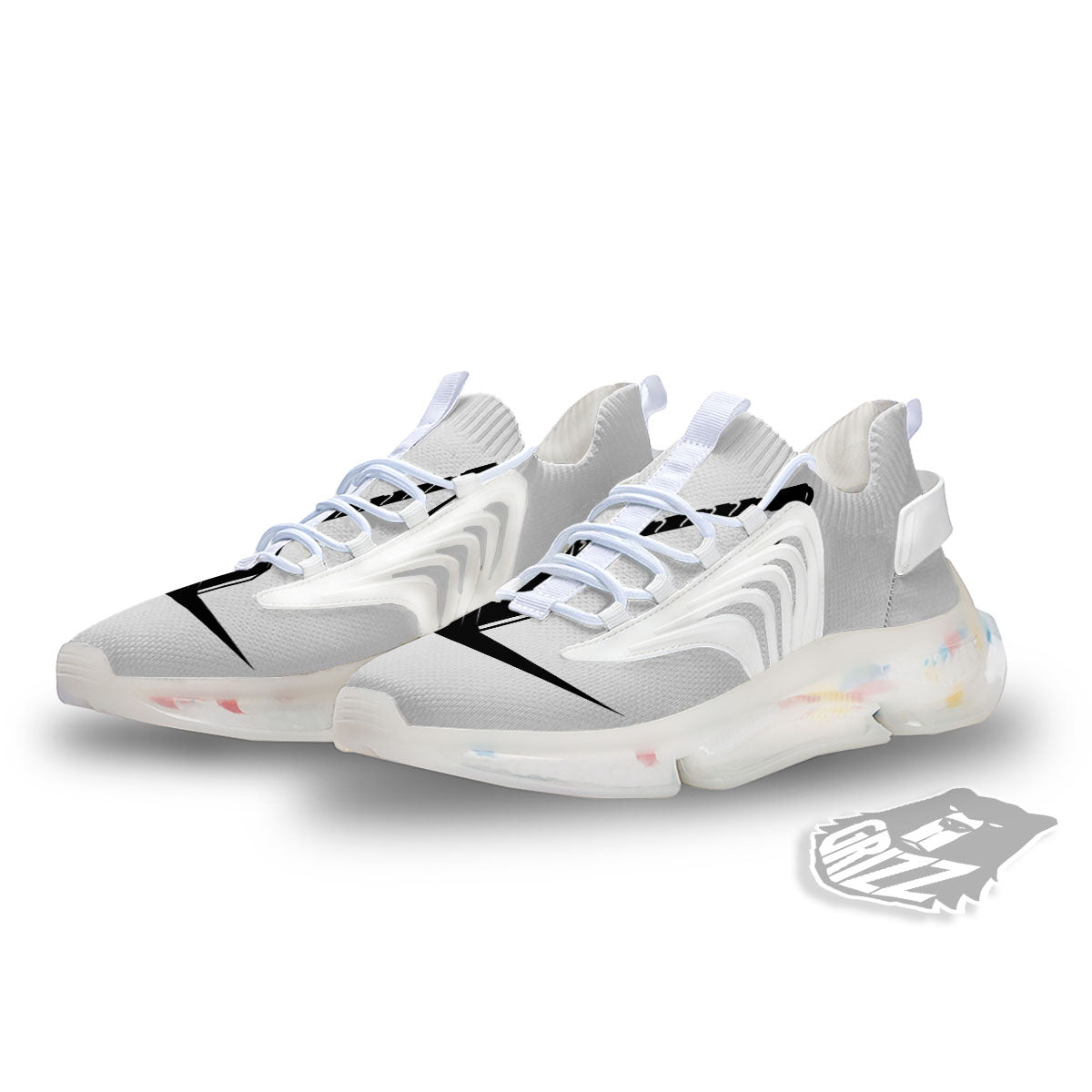 Mjolnir Hammer Of Thor Print White Gym Shoes-grizzshop