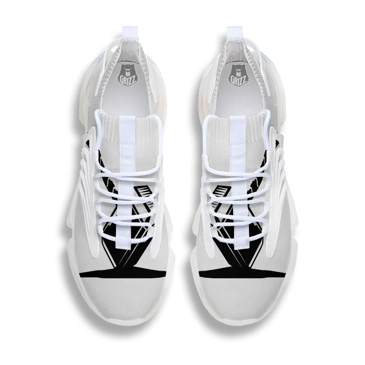 Mjolnir Hammer Of Thor Print White Gym Shoes-grizzshop