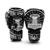 Mjolnir White And Black Print Boxing Gloves-grizzshop